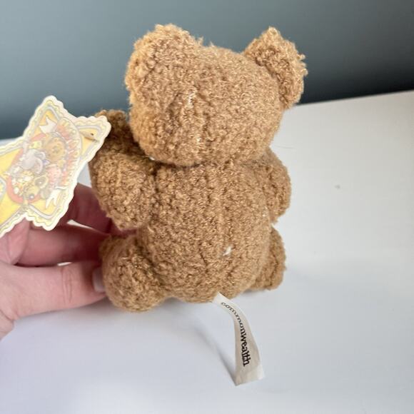 Commonwealth Teddy Bear Plush 5" Pastel Bow Tie Stuffed Animal Toy‎ Easter VTG - Picture 8 of 9